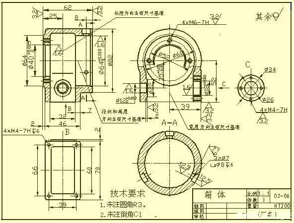 来看看经典机械制图识图标准吧！